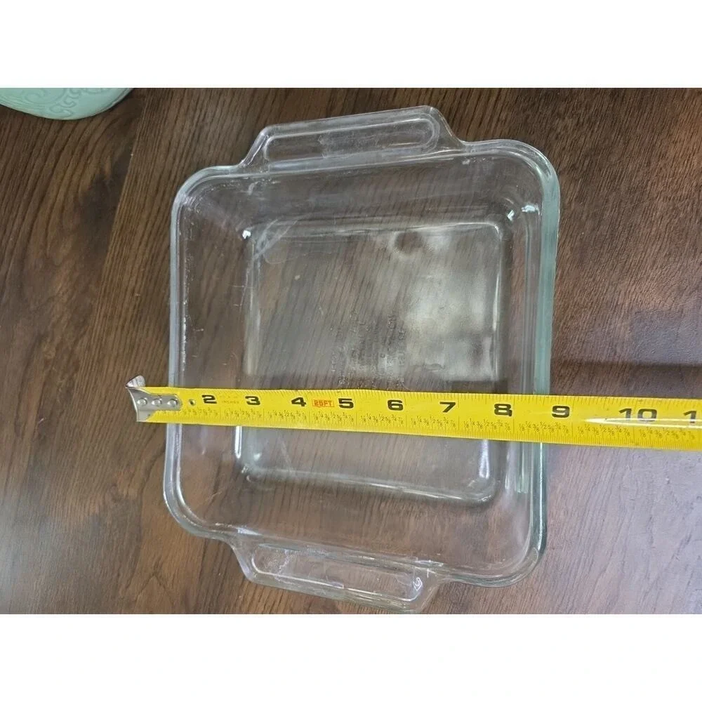 Vintage Anchor Ovenware Square Baking Dish 8x8 Amber Glass